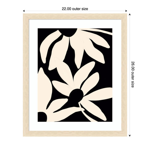 Kate & Laurel Framed Art Minimal Blooms By Alicia Bock