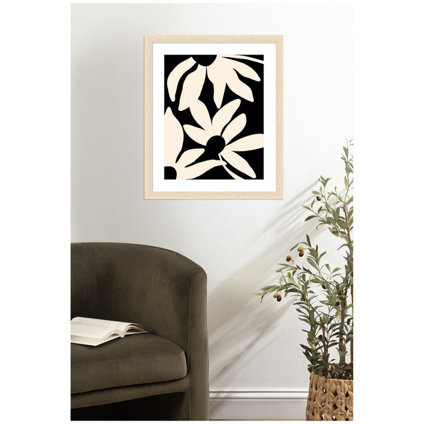 Kate & Laurel Framed Art Minimal Blooms By Alicia Bock