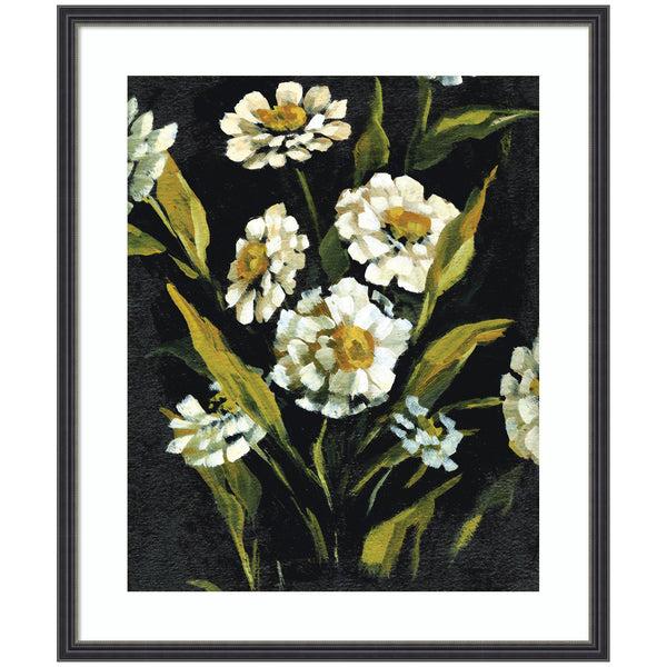 kate & laurel Framed Art Moody Floral 1 by Annie Quigley