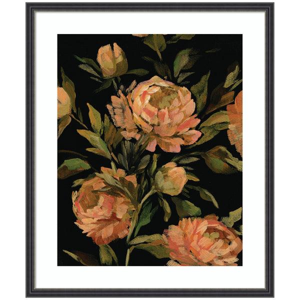 Kate & Laurel Framed Art Moody Floral 3 By Annie Quigley