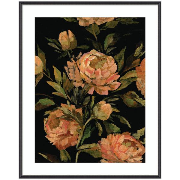 kate & laurel Framed Art Moody Floral 3 by Annie Quigley