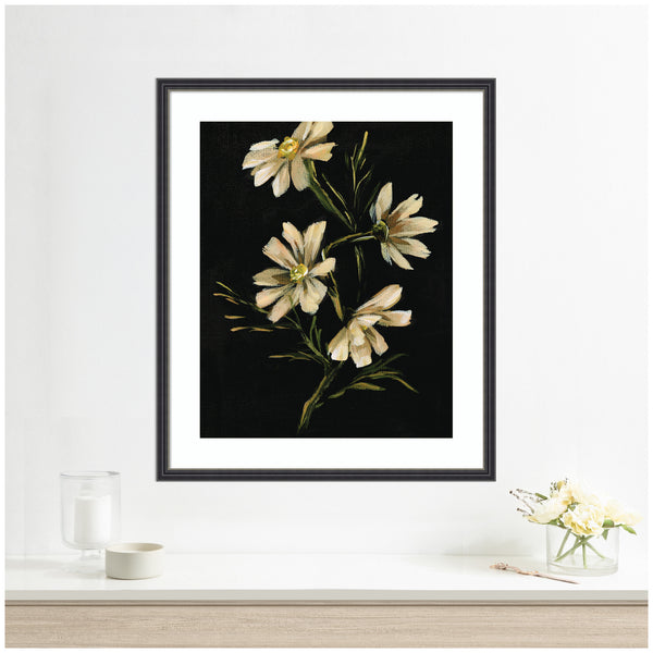 Kate & Laurel Framed Art Moody Floral 4 By Annie Quigley