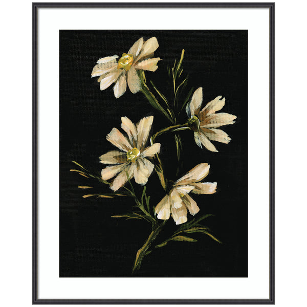 kate & laurel Framed Art Moody Floral 4 by Annie Quigley