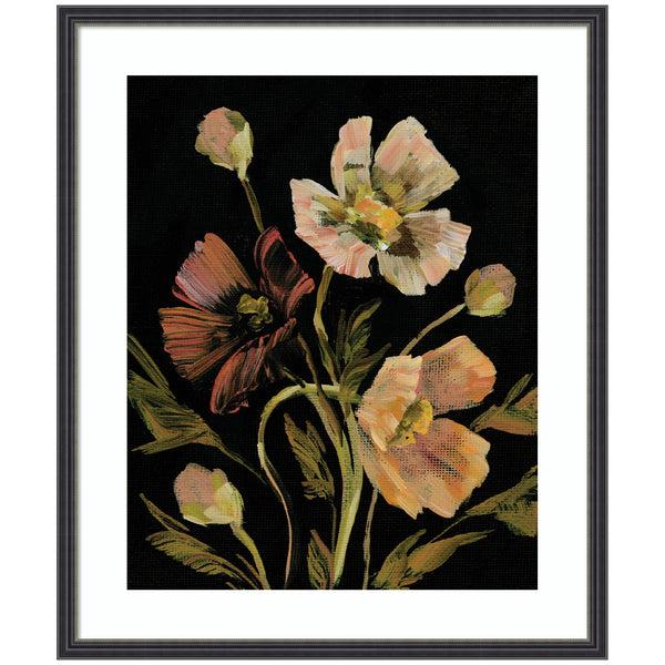 Kate & Laurel Framed Art Moody Floral 5 By Annie Quigley