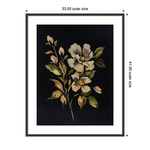 Kate & Laurel Framed Art Moody Floral 7 By Annie Quigley