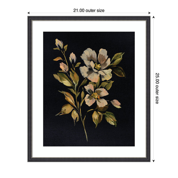 Kate & Laurel Framed Art Moody Floral 7 By Annie Quigley
