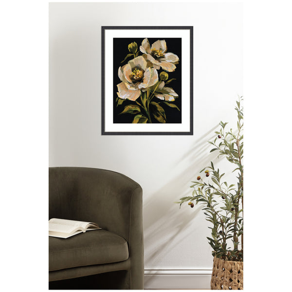 Kate & Laurel Framed Art Moody Floral 8 By Annie Quigley