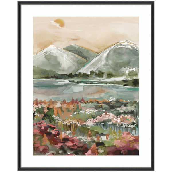 kate & laurel Framed Art Neutral Landscape 03 by Annie Quigley