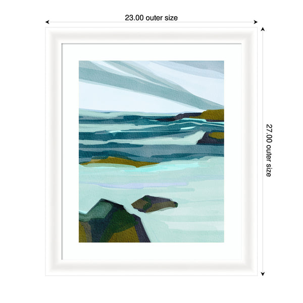 Kate & Laurel Framed Art Ocean Breeze By Nikita Jariwala