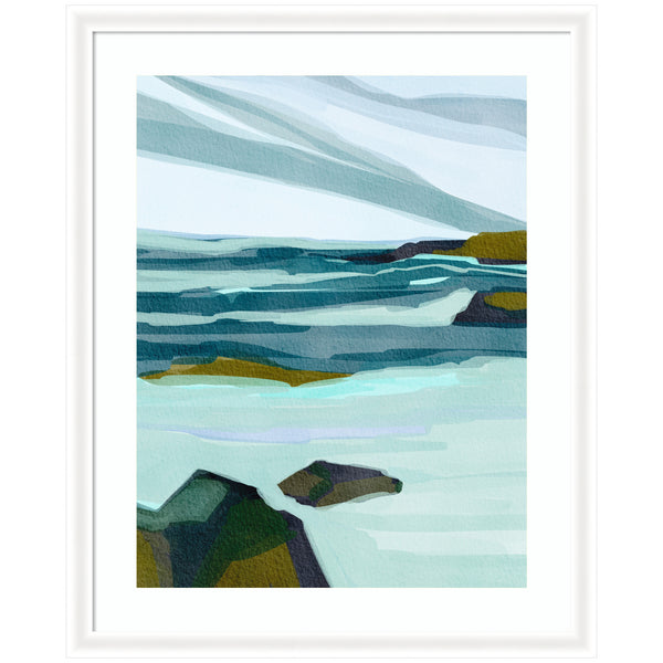 Kate & Laurel Framed Art Ocean Breeze By Nikita Jariwala