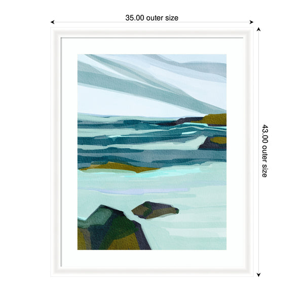Kate & Laurel Framed Art Ocean Breeze By Nikita Jariwala