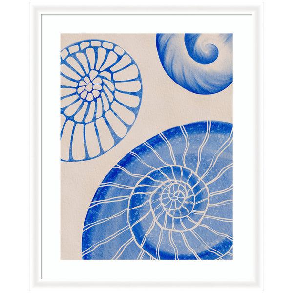Kate & Laurel Framed Art Ocean Charms L By Nikita Jariwala