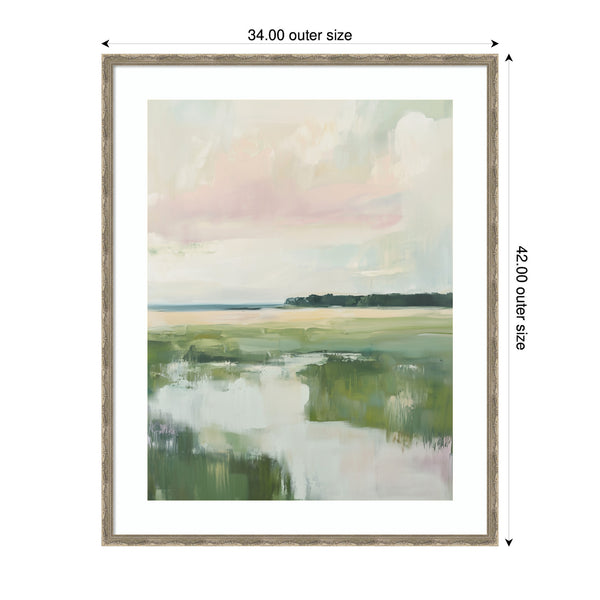 Kate & Laurel Framed Art Pastel Horizon I By Amy Lighthall