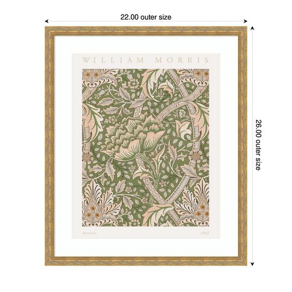 Kate & Laurel Framed Art Poster William Morris Windrush 1883 By The Art Institute Of Chicago
