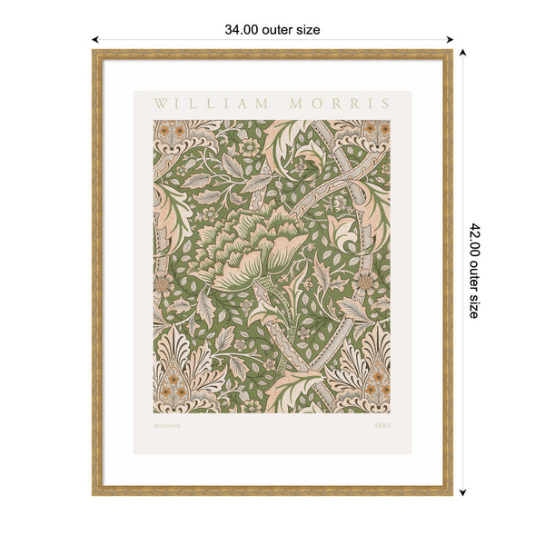 Kate & Laurel Framed Art Poster William Morris Windrush 1883 By The Art Institute Of Chicago