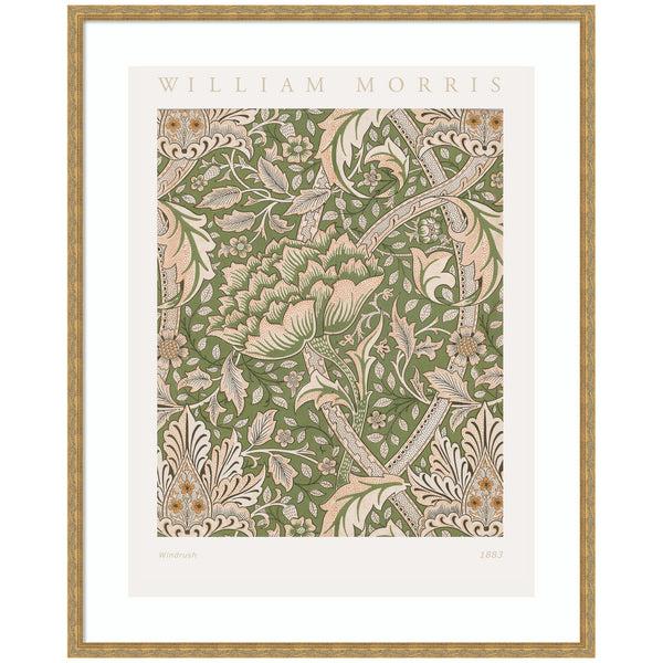 kate & laurel Framed Art Poster William Morris Windrush 1883 by The Art Institute of Chicago