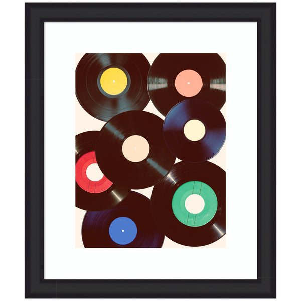 kate & laurel Framed Art Retro Vinyl by Honey Island Studio