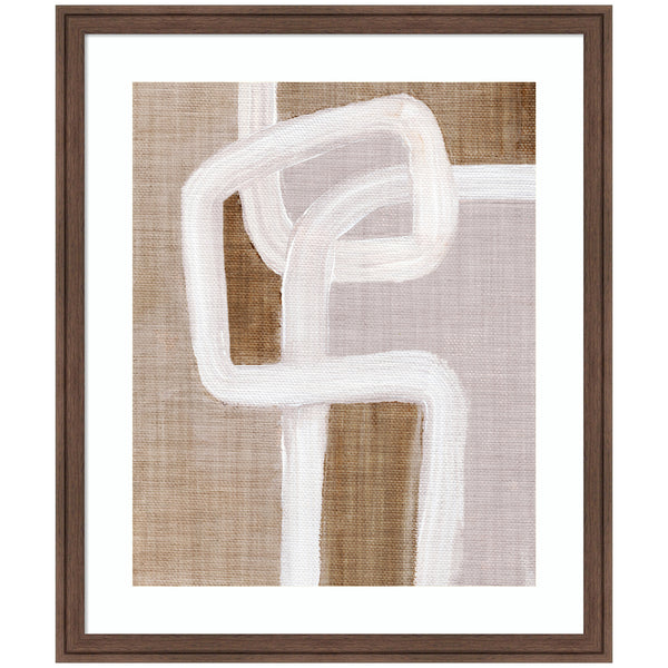 kate & laurel Framed Art Rhythmic Lines l by Nikita Jariwala