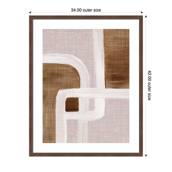 Kate & Laurel Framed Art Rhythmic Lines Ll By Nikita Jariwala