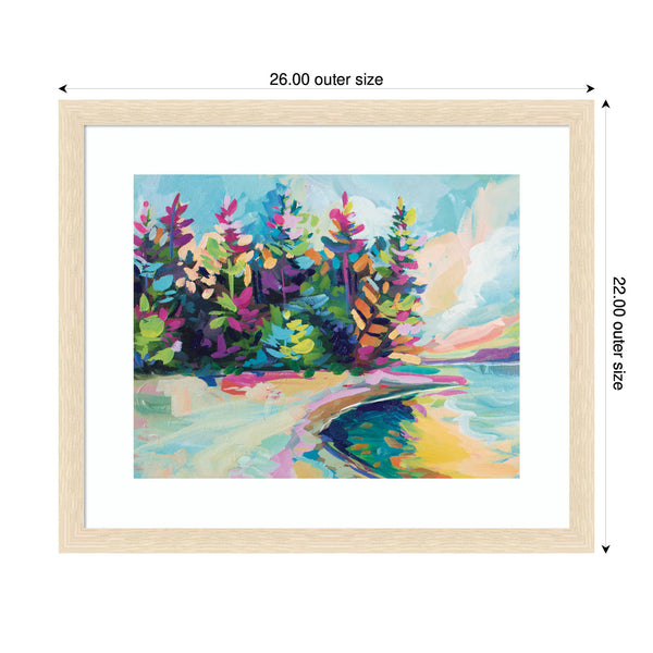 Kate & Laurel Framed Art Saturday In Door County By Rachel Christopoulous