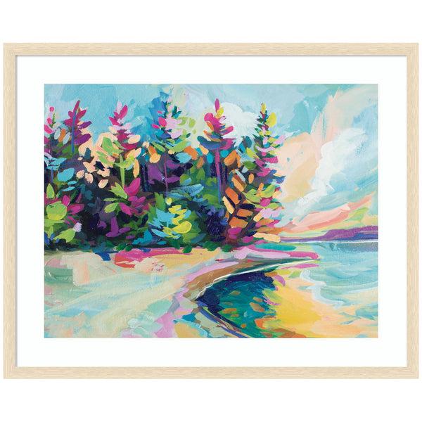kate & laurel Framed Art Saturday In Door County by Rachel Christopoulous