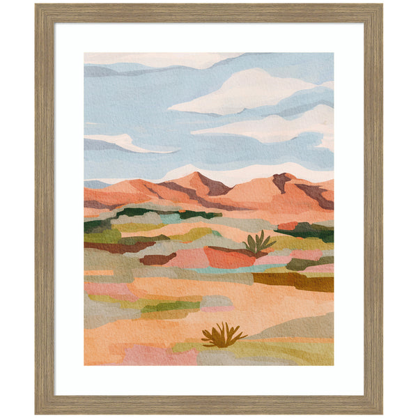 Kate & Laurel Framed Art Southwestern Dreams L By Nikita Jariwala