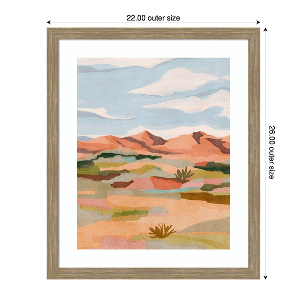 Kate & Laurel Framed Art Southwestern Dreams L By Nikita Jariwala