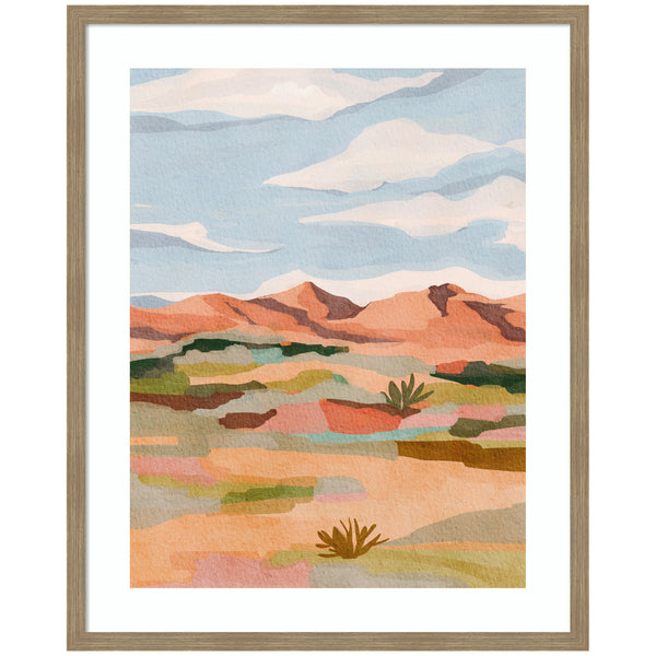 kate & laurel Framed Art Southwestern Dreams l by Nikita Jariwala