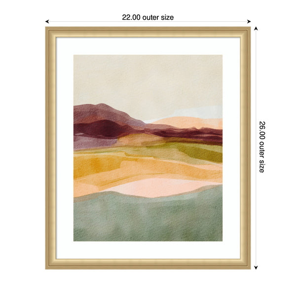 Kate & Laurel Framed Art Sunset Beauty By Nikita Jariwala