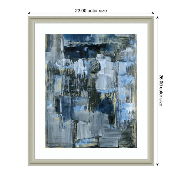 Kate & Laurel Framed Art Thunder Only Happens When Its Raining By Leah Nadeau