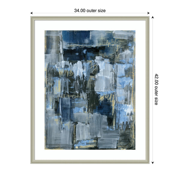 Kate & Laurel Framed Art Thunder Only Happens When Its Raining By Leah Nadeau