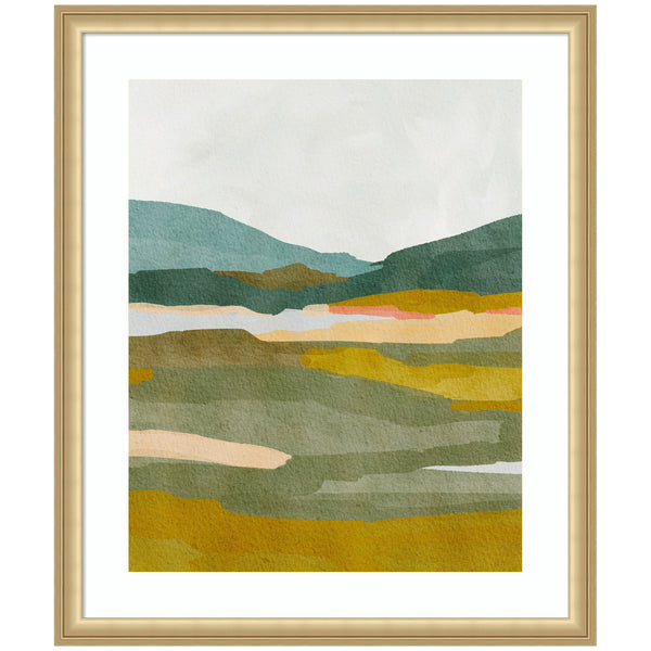 Kate & Laurel Framed Art Vibrant Abstract By Nikita Jariwala