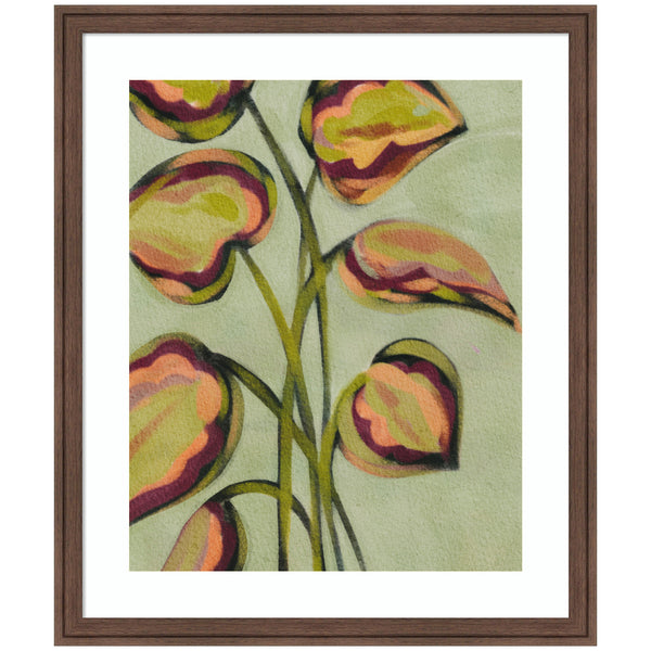 Kate & Laurel Framed Art Vibrant Foliage By Nikita Jariwala