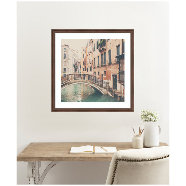 Kate & Laurel Framed Art Wandering The Streets Of Venice By Laura Evans