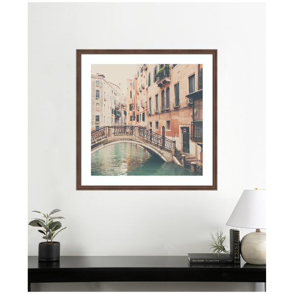 Kate & Laurel Framed Art Wandering The Streets Of Venice By Laura Evans