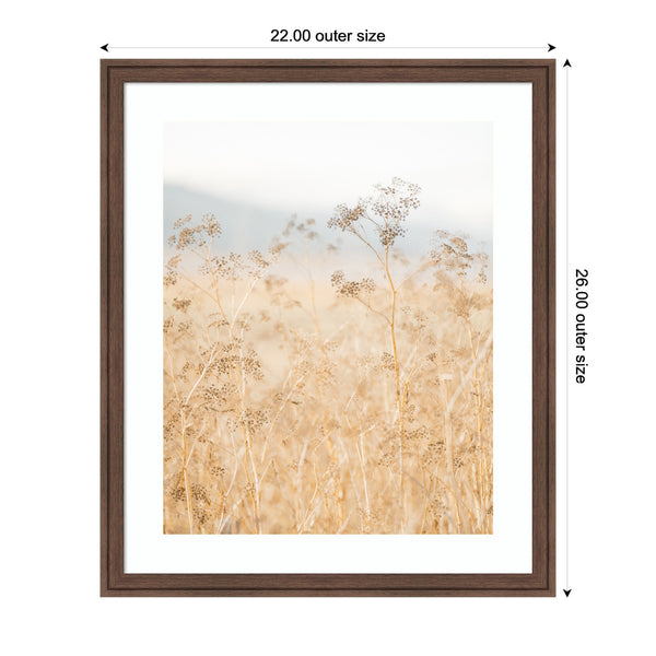 Kate & Laurel Framed Art Wild Fennel By Crystal Lynn Collins
