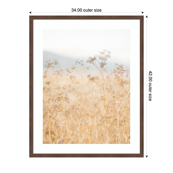 Kate & Laurel Framed Art Wild Fennel By Crystal Lynn Collins
