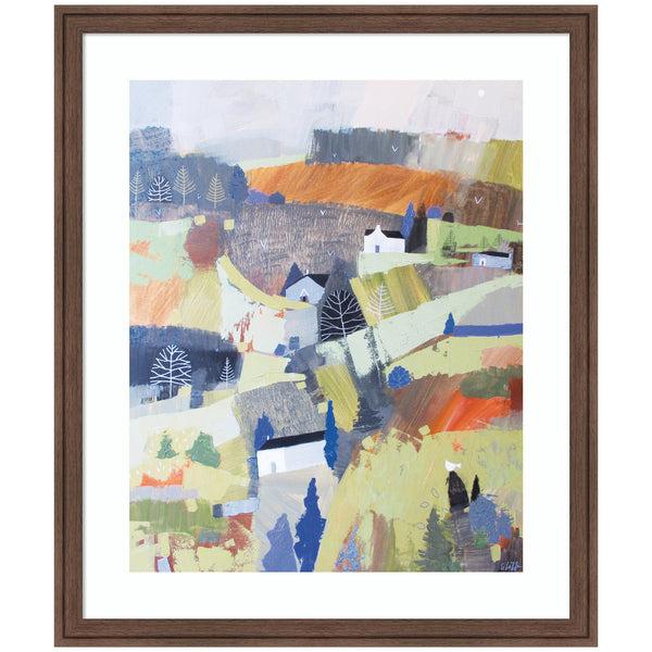 Kate & Laurel Framed Art Worlds View By Giuliana Lazzerini
