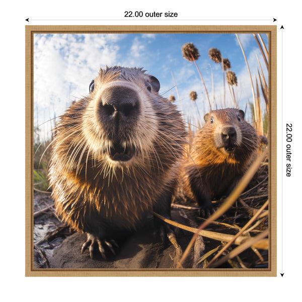Kate & Laurel Funny Beaver Selfie By The Creative Bunch Studio