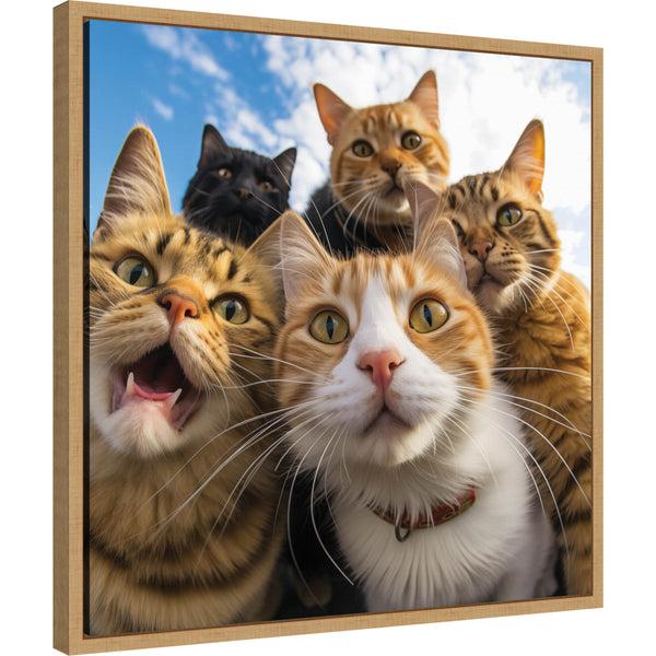 Kate & Laurel Funny Cat Selfie By The Creative Bunch Studio
