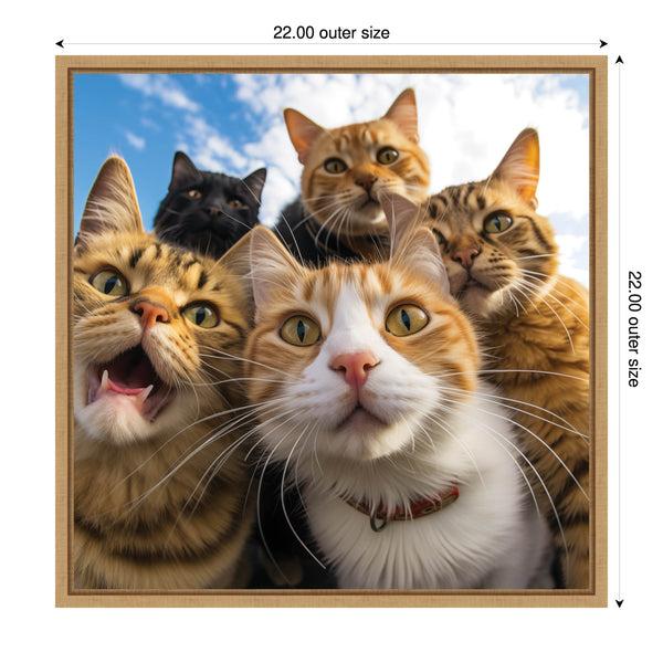 Kate & Laurel Funny Cat Selfie By The Creative Bunch Studio