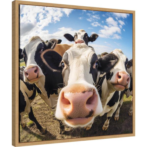 Kate & Laurel Funny Cow Selfie By The Creative Bunch Studio