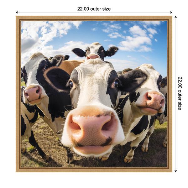 Kate & Laurel Funny Cow Selfie By The Creative Bunch Studio