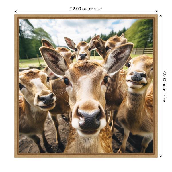 Kate & Laurel Funny Deer Selfie By The Creative Bunch Studio