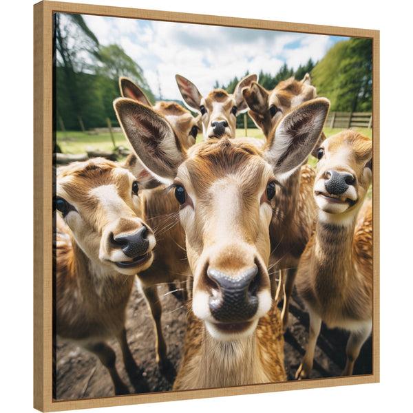 kate & laurel Funny Deer Selfie by The Creative Bunch Studio