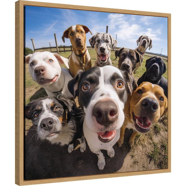 kate & laurel Funny Dog Selfie by The Creative Bunch Studio