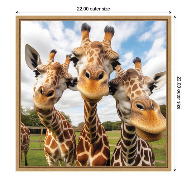 Kate & Laurel Funny Giraffe Selfie By The Creative Bunch Studio