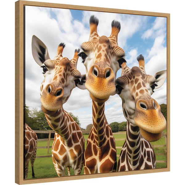 kate & laurel Funny Giraffe Selfie by The Creative Bunch Studio