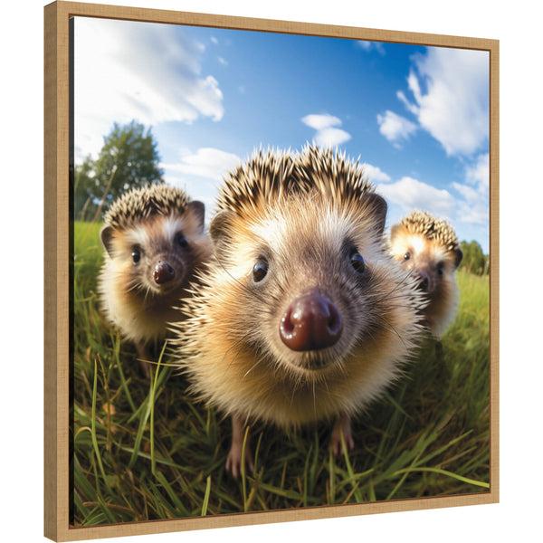 kate & laurel Funny Hedgehog Selfie by The Creative Bunch Studio