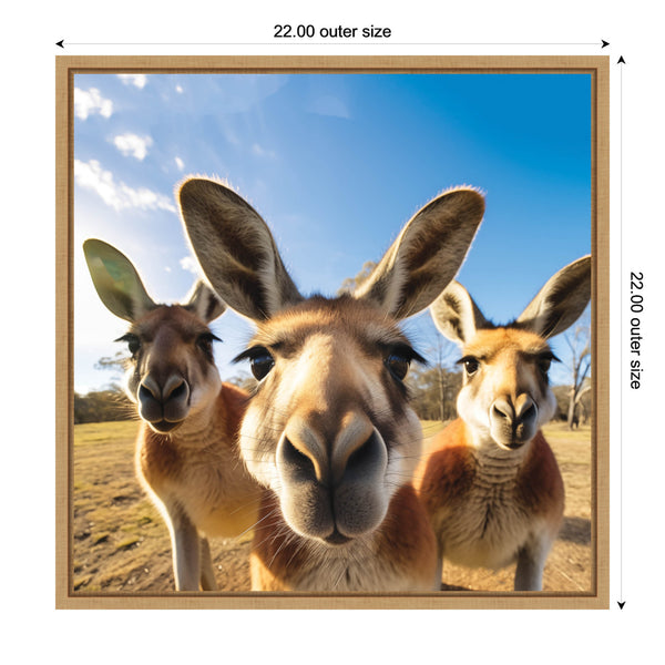 Kate & Laurel Funny Kangaroo Selfie By The Creative Bunch Studio